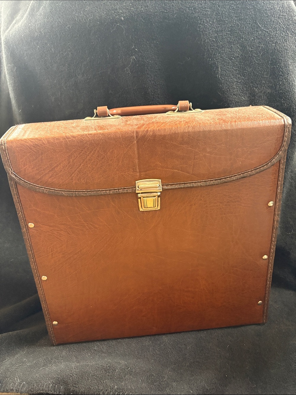 Vintage Vinyl Record Album Carry Case